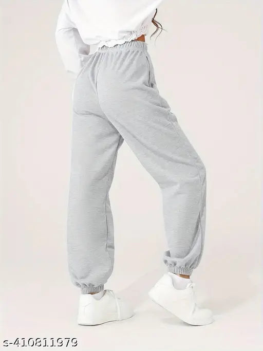 Cotton solid joggers for women - dockstreet India