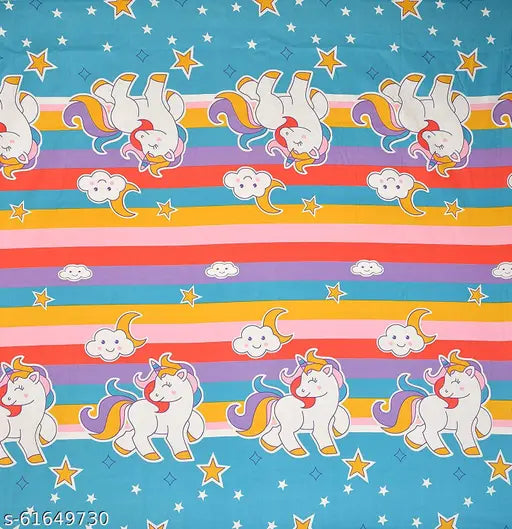 Kids single cotton blend comforter, soft and cozy, ideal for a child's bed