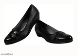 Synthetic leather slip-on Bellies for women by SHOESTHAN, modern footwear in Indian sizes 3 to 8