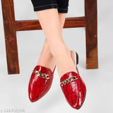 Synthetic cherry embellished flats for girls & women, slip-on ballerinas from Strasse Paris