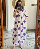 Blue polka dot rayon kurta and palazo set - Sleeveless cotton ethnic fashion for girls, trendy kurti with dupatta, India origin