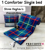 Cotton Blend single comforter, Shree Raghav's kids series, vibrant design for a beautiful room, India origin