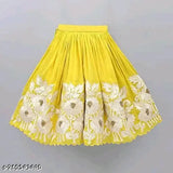 Georgette embroidered lehenga choli for girls, Indian fashion with intricate stitching and sleeveless design