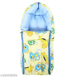 Cotton self-design new born baby carry bag, 2-in-1 bedcum for ages 0-9 months, Indian design on display