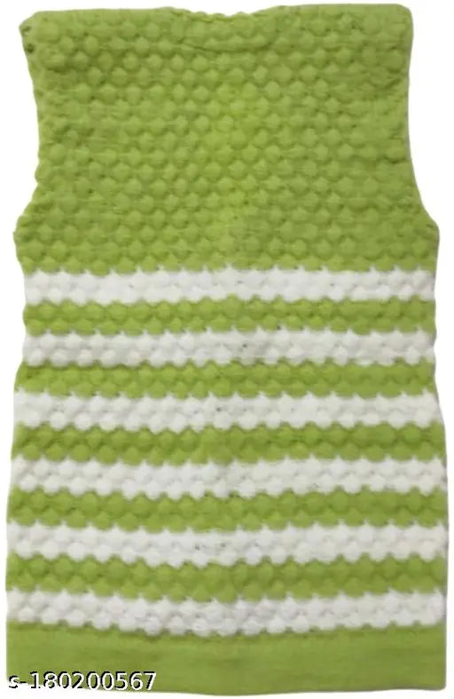 Long-sleeve wool sweater for babies (2pcs), solid design from India