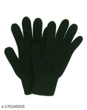 Woolen unisex hand gloves combo pack - 3 pairs for winter protection, soft and comfortable design in one size