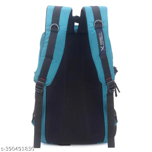 Waterproof Pu laptop backpack, 35L capacity. Perfect for school/office use. Durable design with air ventilation and reflective strips