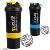 Yellow & Blue combo True Indian sport gym shaker bottles, 100% food grade material, BPA free, pack of 2