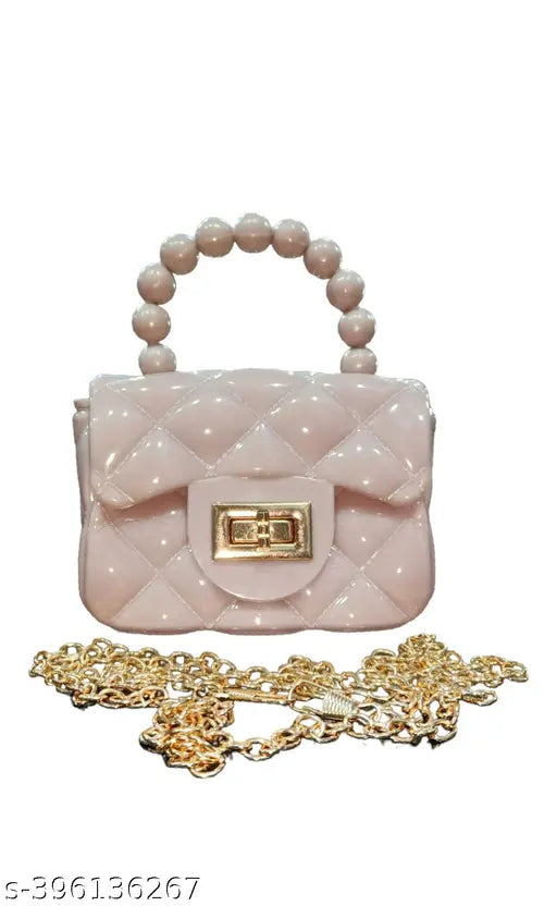 Small size, printed net PVC purse for kids, ideal for parties and casual use