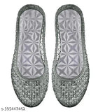 Black PU slip-on boat shoes, black star belly pattern, Indian-made footwear