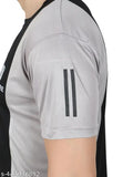 Fabshore solid print round neck Drifit polyester t-shirts pack of 3 - versatile, Indian-made tees for daily wear, exercise, or casual outings