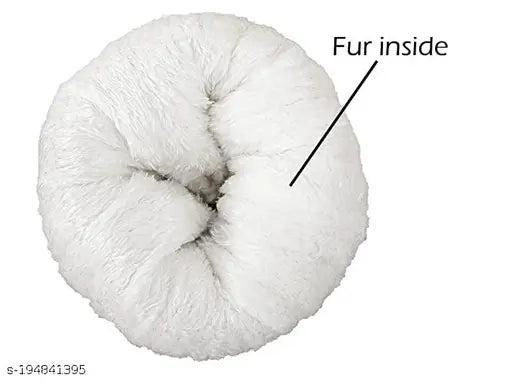 Warm woolen beanie, soft pearl knit with fur lining & pom pom, velvet wool yarn, one size, from China