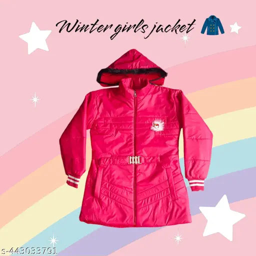 Stylish cotton kids jacket, waterproof and breathable for outdoor adventures