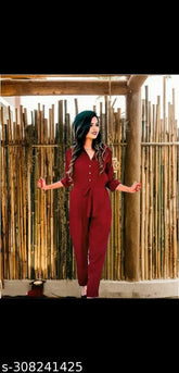 Black crepe button down roll-up jumpsuit with elastic waist, perfect for Indian body type