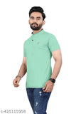 Modal Chinese collar T-shirt, solid design, stretchable LYCRA Micro Mattty fabric, XL size