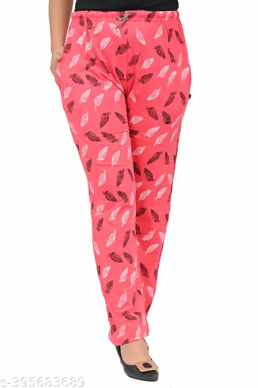 Maxi length cotton pyjamas set for women, soft & comfortable 2-piece lounge wear