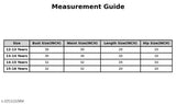 Denim crop jackets for girls, solid pattern, long sleeves. Clean look denim jacket in sizes: 12-13 (bust 30in, length 20in, waist 30in, hip 10in), 13-14 (same as 12-13), 14-15 (bust 32in, same dimensions), and 15-16 (same as 14-15). Made in India