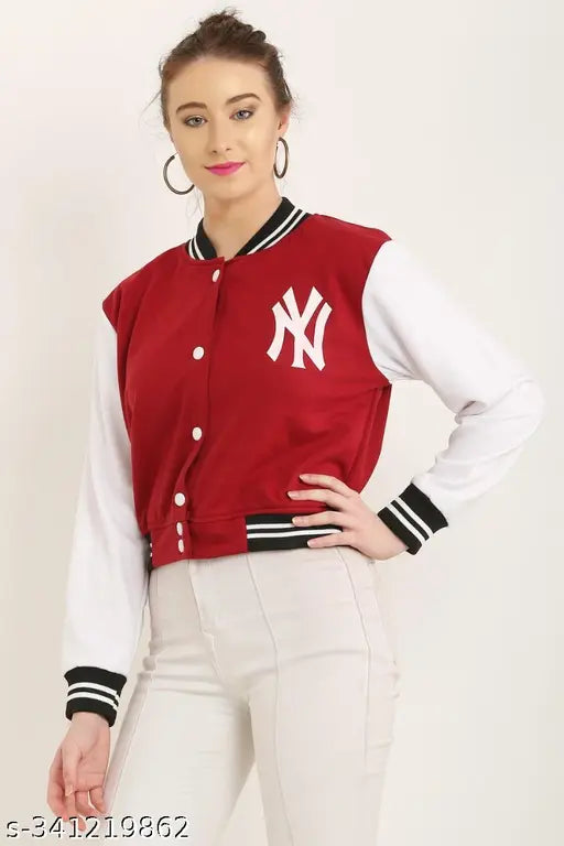 Wool printed sweatshirt for girls (13-16 years), cute and funky design from India