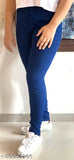 Black denim jeggings for women, high-waisted and stretchable, made in India