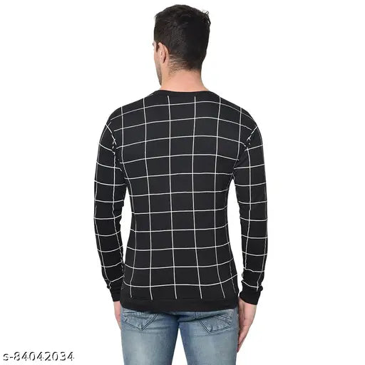 Multicolor cotton long sleeve men's t-shirts pack 5 by Vimal Jonney, ideal for casual wear in various sizes M, L, XL
