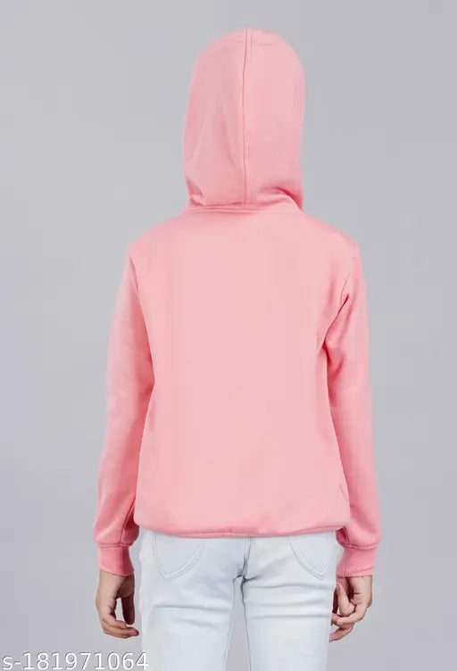 Wool girls sweatshirt, solid design for kids ages 2-16, Indian made quality and comfort fashion wear