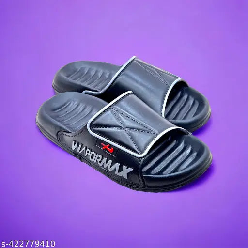 Black EVA flip flops with Angry Birds pattern for kids' summer essentials