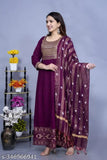 Rayon embellished long kurti with printed combo, three-quarter sleeves, office wear, Indian origin