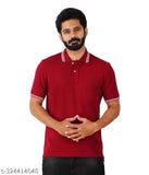 Motus men solid plain polo T-shirt, premium cotton, short sleeves, breathable fabric, Indian origin