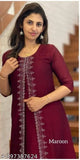 New festival special, Vichitra silk three-quarter sleeve, solid combo, M(38), L(40), XL(42)