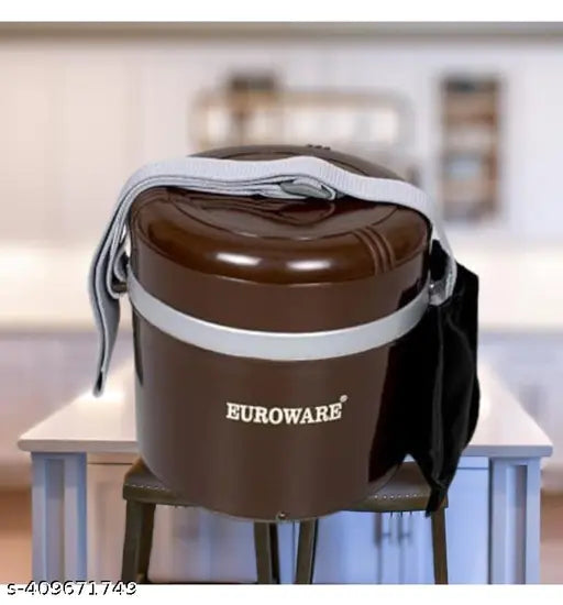 Aluminium EUROWARE electric lunch box set, microwave safe, multi-color, pack of 1