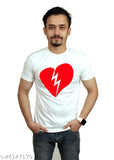 Classic poly blend men's short sleeves t-shirt, printed design, premium quality, 170gsm, made in India