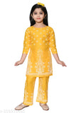 Ethnic Rayon Kurta Palazzo set for girls, intricate printed design, comfortable palazzos, quality fabric, Indian origin