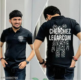 Cotton printed relaxed fit polo T-shirts for men (M, L, XL), India-origin fashion statement for refined style