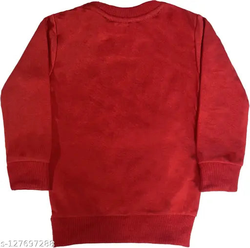 Modern cotton sweatshirts for kids, printed with elegant designs, 2-5 years sizes, India origin