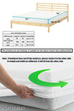 Pink Glace Cotton striped elastic double bedsheet with two pillow covers, ideal for summer and adults