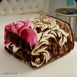 Soft printed microfiber blanket, abstract pattern, may vary from photo, ideal for winter use