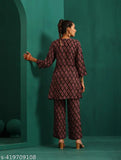 Viscose Rayon printed kurta pant set for women, vibrant colors and comfortable fabric for versatile casual wear, India-made by The Fab Factory