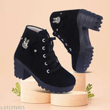 Kids suede casual boots, PVC sole, lace-up, lightweight & comfortable, trendy for parties (India)