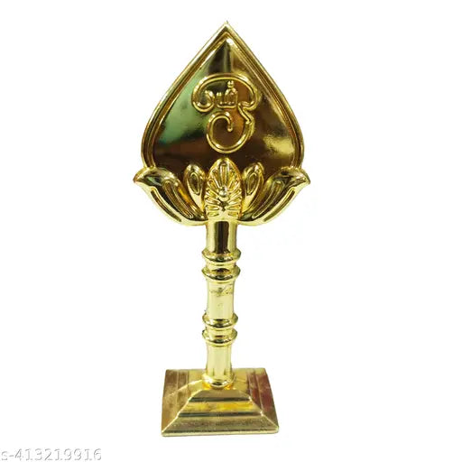 Indian Vel Car Dashboard, handcrafted Om Muruga dashboard decor for car interiors