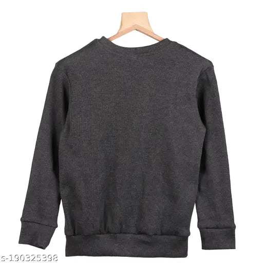 DIAZ winter woolen sweater for kids: soft, full sleeves, regular fit, premium quality, cotton, solid pattern, pack of 1 - sizes 5-6 to 14-15 years