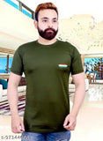 Men'S Plan Polyester Tshirt Combo || Regular Fit Men'S Tshirt || Trendy Graceful Men Tshirt || Men Round Neck Tshirt Plan Dry Fit Sports T -Shirts Multi Color || (Pack Of 1)