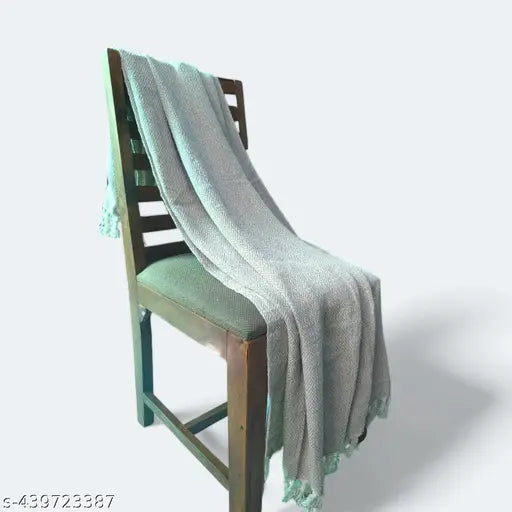 Antique Beige Geometric Design Pure Cotton Sofa Throw - Elegant and comfortable home accessory, perfect for travel and doubling as a table cover. Made in India