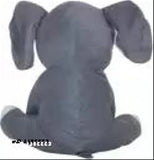 Grey sitting elephant stuffed animal toy - soft, cute, perfect for kids' special occasions (25 cm)