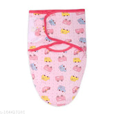 Multi-color adjustable 0-6 month Baby Arise swaddle wrap, 100% cotton, soft and silky for soothing newborn sleep