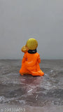 White gold resin Hanuman statue, 5cm decorative showpiece for car dashboard