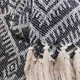 Lavender 50x60 Stitch Weave 100% Cotton throw blanket - soft, plush, and cozy for couch or sofa chair