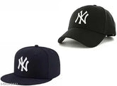Cotton baseball caps pack: NY baseball & NY hip hop cap (pack of 2), embellished style for new generation boys, girls, men, and women