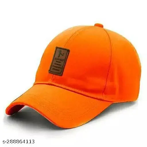 Stylish men's solid cotton baseball cap, pack of 1 - Indian made