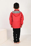 Multicolor Reversible Winter Jacket for Kids - Warm Polyester Design, versatile and stylish for winter play