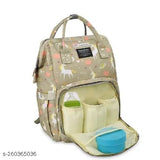 Diaper bag Maternity Travel Backpack, polyester net with waterproof Oxford fabric & 3-layer protection. Features 13 pockets, insulated milk bottle pockets, dry & wet sections, anti-theft pocket, key chain clip, D-rings, cushioned back straps, and measures 39.5 cm x 26 cm x 20 cm (weighs 500 gm). New fabric and hardware for lightweight durability. Hand wipe with a damp cloth; do not iron. Country of Origin: India